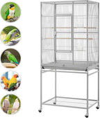Topeakmart 53.5inch Height Large Bird Cage Extral Space Parrot Cage - Image 3