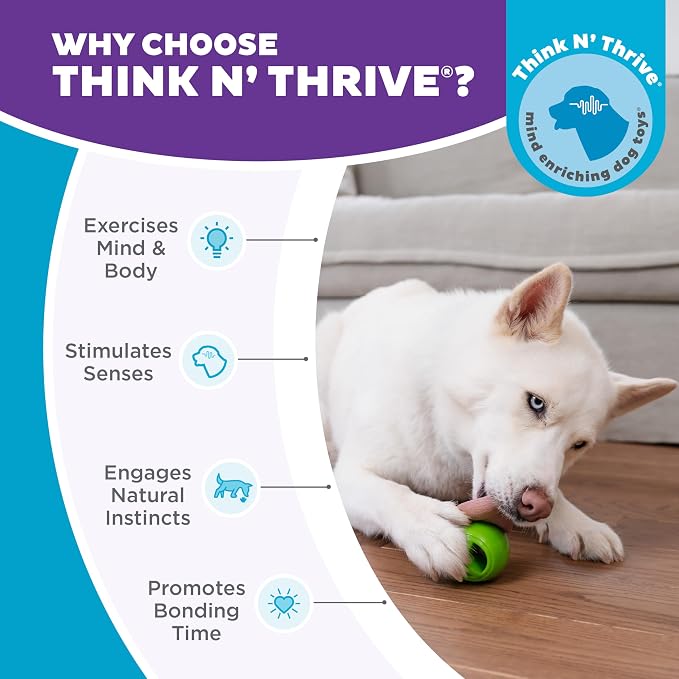 Outward Hound Nooks Peace Interactive Durable Treat-Dispensing Dog Toy - Image 7