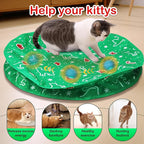 Interactive Cat Toys Ball Fast Rolling in Pocket, Motion Activate Chirping Cat - Image 7