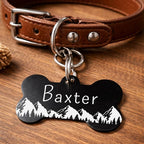 Ultra Joys Stainless Steel Pet ID Tag Dog Name Tags Personalized Front and Back - Image 2