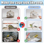 Bird Cage Cleaning Brush Tool Set, Bird Cage Cleaner, Suitable - Image 3