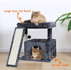 Small Cat Tree Tower for Indoor Use – Stable Condo - Image 4