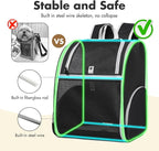 Pet Backpack Carrier, Large Cat Carrier Backpack Up to 20 Lbs - Image 6
