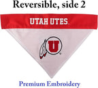 Pets First Collegiate Pet Accessories, Reversible Bandana, Utah Utes, - Image 2