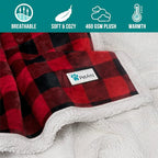 PetAmi Dog Blanket for Bed, XL Pet Blanket Large Dogs, Fleece Furniture Couch - Image 8