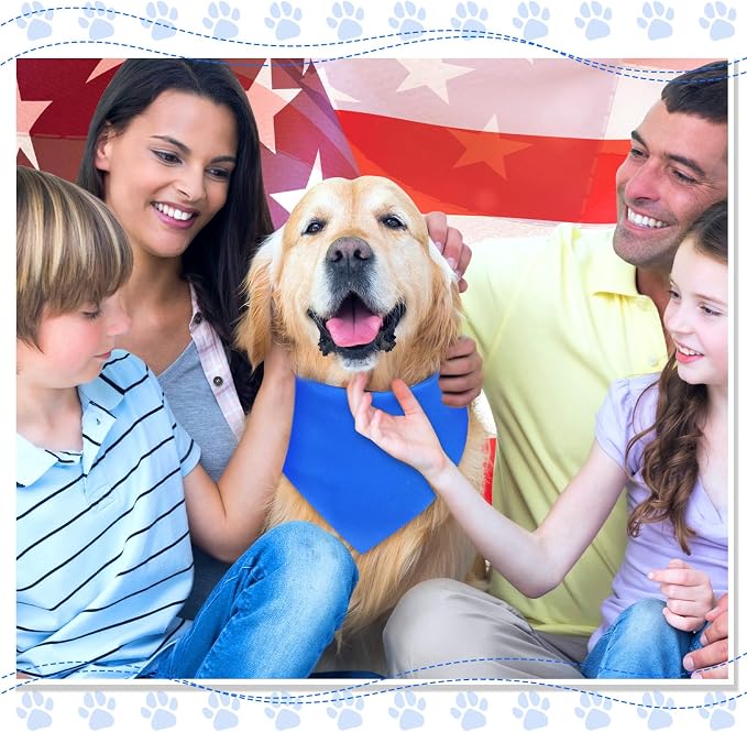 Abbylike 20 Pcs Sublimation Blank Dog Bandanas Plain Bandanas - Image 7