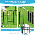 BestPet | Dog Playpen | 32 Inch, 12 Panels | Heavy Duty Metal Pet Exercise Pen - Image 3