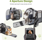 Lekebobor Cat Carrier Backpack, Expandable Pet Carrier - Image 5