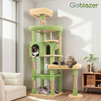 Globlazer Extra Large Platform Cactus Cat Tree, 65in Sturdy Cat Tree - Image 8