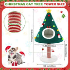 36.6 Inch Christmas Cat Tower - Image 2