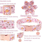 Halloween Dog Collar With Flower, Fancy Bowtie Gift - Image 3