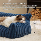 Bedsure ComfyFleece™ Cute Cat Couch - Image 3