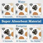 Boho Style Dog Food Mat–Christmas Stocking Absorbent Quick Dry Feeding Placemat - Image 3