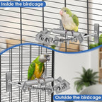 Bird Perch for Cage, Stainless Steel Parrot Perches - Image 6