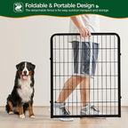 Yaheetech Dog Playpen Outdoor, 32 inch 16 Panels Dog Pen Indoor Heavy Duty - Image 8