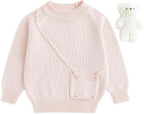 Simplee kids Baby Girl Knit Sweater - Image 4