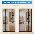 Magnetic Screen Door Mesh Left Right Side Opening Upgraded PET Material Mesh - Image 7