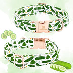 Lionheart glory Dog Bow Collar Cucumbers Print Dog Collar - Image 5