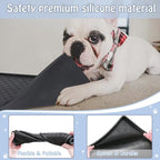 Dog Cat Pet Food Mat for Floor Dog Feeding Bowl Mat for Food and Water Raised - Image 5