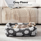 JOEJOY Small Dog Bed for Small Dogs, Rectangle Washable Orthopedic Dog Bed - Image 6