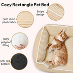 Rectangle Cat Dog Bed for Large Medium Small Pets Indoor Outdoor Machine - Image 4