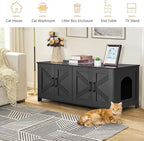 Homhedy Cat Litter Box Enclosure - Image 6