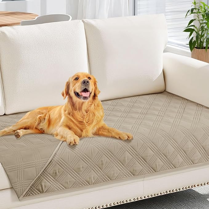 hyha Waterproof Dog Blanket, Reversible Pet Bed Blanket, Soft Sofa Couch Cover by hyha