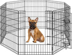 Yaheetech 30" High 8 Panel Foldable Metal Dog Exercise Pen Pet Playpen Dog by Yaheetech