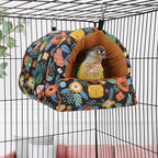Wontee Bird Nest House Winter Warm Snuggle Hut Bird Bed Hanging Hammock - Image 2