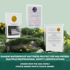 OhGeni 100% Waterproof Mattress Protector, King-Gray Size Mattress Pad - Image 8