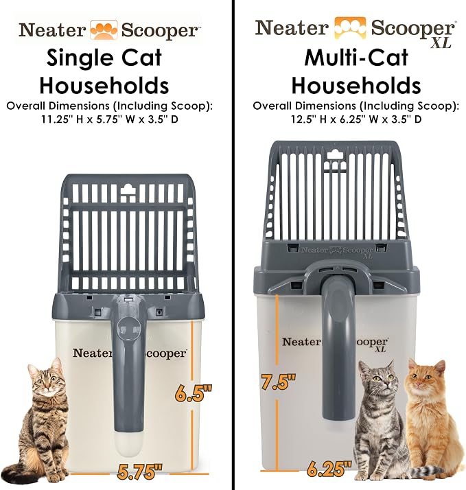 Neater Pet Brands Neater Scooper Standard Cat Litter Scoop, 195 Refill Bags – - Image 5