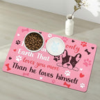 Pet Feeding Mat for Floors Waterproof Dog Mat for Food and Water Absorbent - Image 9