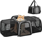 Petsfit 17" x 11" x 11" Airline-Approved Expandable Pet Carrier, 2X Square by Petsfit