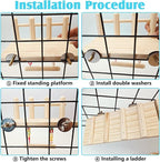 Hamiledyi 17Pcs Parrot Swing Toys Perches Platform - Image 7