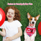 Chunful 50 Pcs Valentine's Day Dog Bandana Bulk - Image 7