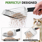 Efficient Metal Cat Litter Scoop- Stainless Steel Cat Litter Scooper - Image 7