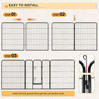 BestPet Indoor Dog Playpen, 40inch 16 Panels Dog Pen Fence Outdoor Pet Playpen - Image 5