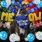 STMK Cat Birthday Party Supplies, Cat Birthday Hat - Image 2