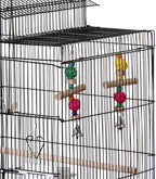 39-Inch Roof Top Bird Cage Large Flight Parrot Cage w/Toys - Image 5