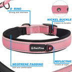 PetiFine Dog Collars for Small Dogs, Neoprene Padded Dog Collar, Reflective - Image 3
