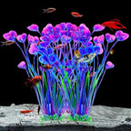AQUANEAT Artificial Fish Tank Plants, Plastic Aquarium Accessories Large - Image 4