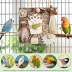 Kyouki Bird Toys, Parakeet Toys, Parrot Toy, Conure Hanging Chewable Cardboard - Image 3