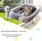 Cat Window Perch with Washable Cushion & Strong Suction – Stable & Cozy Cat - Image 4