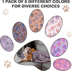 Dono 1 Pack 6 Dog Blankets, Soft Fluffy Fleece Pet Blanket Warm Sleep Mat Paw - Image 5