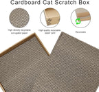 Cat Scratch Pad Cardboard Scratcher Box, Reversible Durable, - Image 5