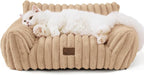 Bedsure ComfyFleece™ Cute Cat Couch by BEDSURE