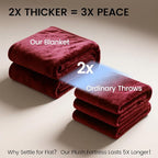 gogobunny Waterproof Bed Blanket, Reversible Sherpa Fleece Throw Blanket - Image 8