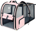 Lekebobor Large Cat Backpack Carrier Expandable Foldable Pet Carrier Backpack by LEKEBOBOR