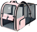 Lekebobor Large Cat Backpack Carrier Expandable Foldable Pet Carrier Backpack by LEKEBOBOR