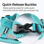 Cat Harness and Leash Escape Proof Large Kitten Harness Ragdoll Cat Vest - Image 5